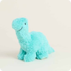 Teal Long Neck Dinosaur Warmies Junior