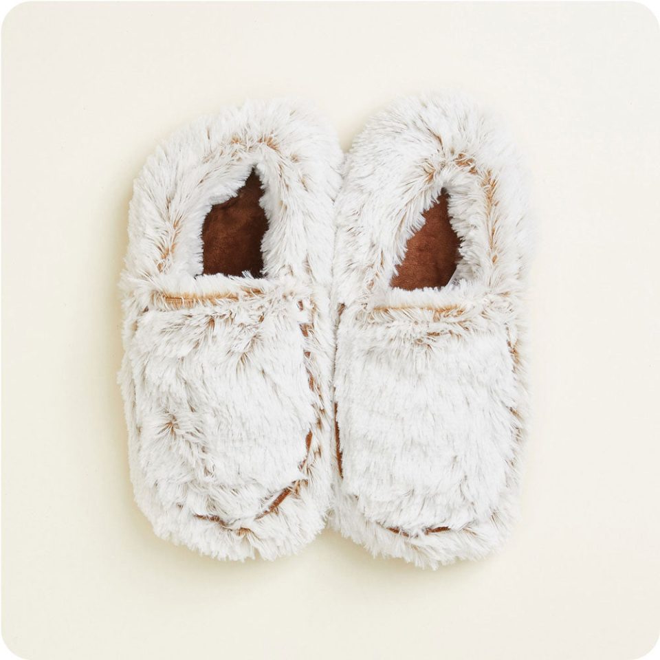 Marshmallow Brown Slippers Warmies®