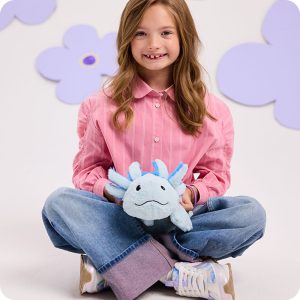 Blue Axolotl Warmies
